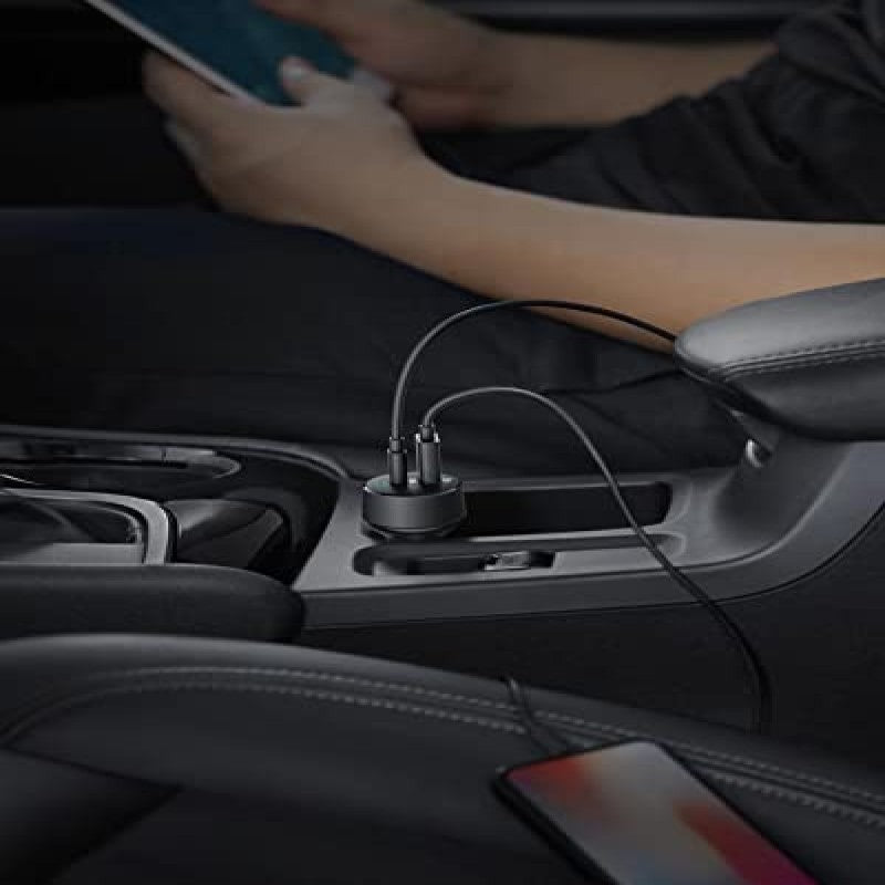 Anker PowerDrive PD+ 2 35W Car Charger– Black/Gray Anker PowerDrive PD+ 2 35W Car Charger– Black/Gray